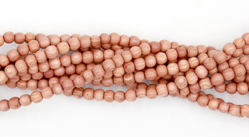 Rosewood Beads, 4mm, Round